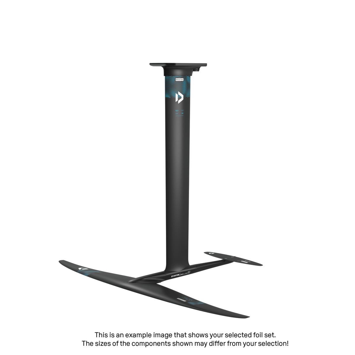 eMast Cruise Set AL 80 Fuselage Aero AL 3BS 66 Front Wing Glide 3.0 SLS 950 Back Wing Stabilizer H 165 Adapter Fuselage - Duotone Onesize