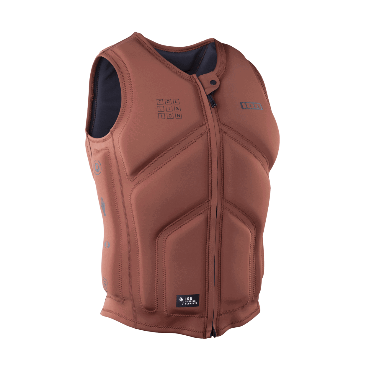 Collision Core Weste Front Zip Herren